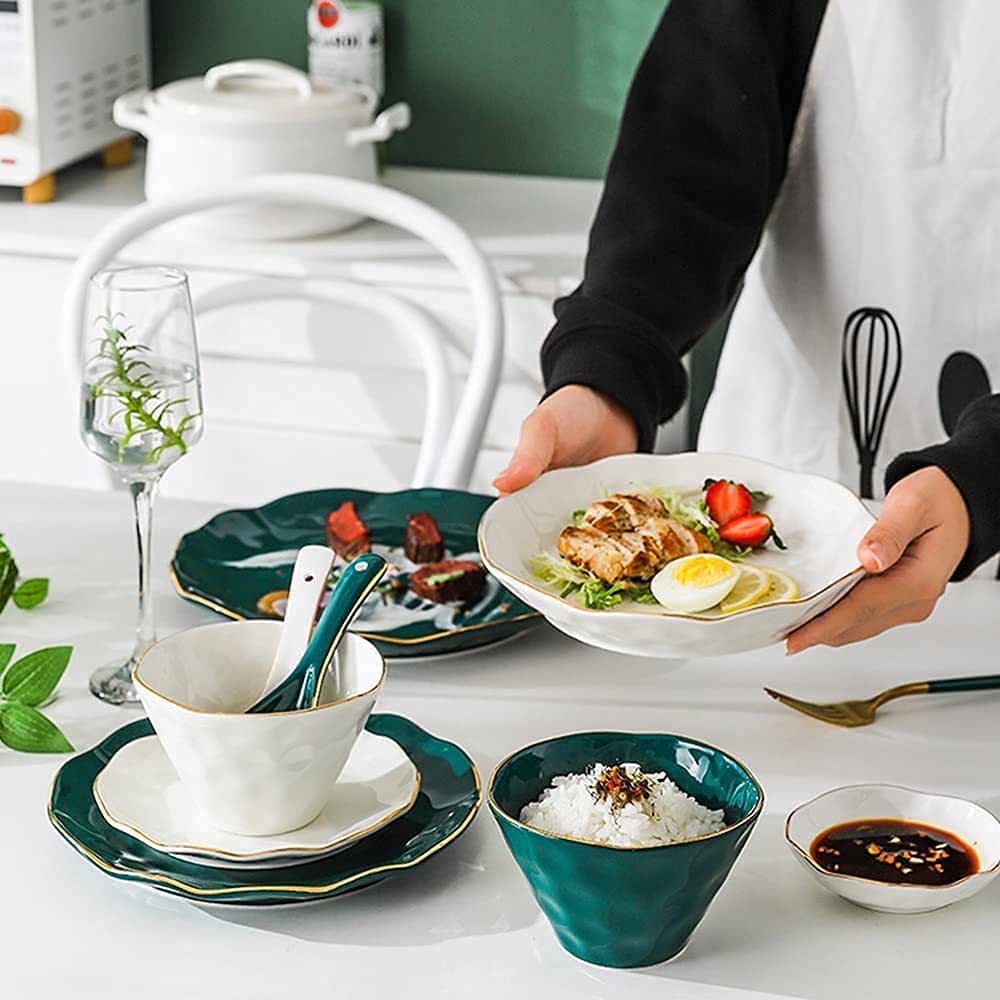 Amazon.co.jp: ミニマリスト食器セット、北欧ミニマリストスタイルの