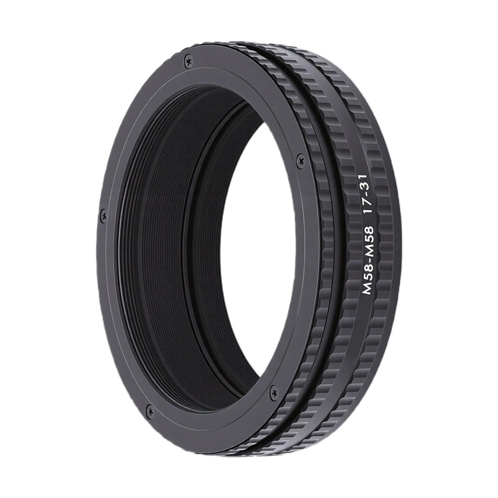 Cryfokt Macro Focusing Helicoid Tube Adapter M58 Adjustable 17-31mm for