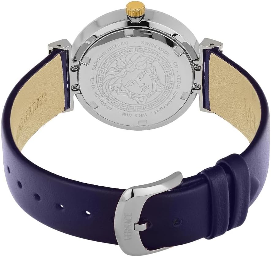 Versace Mythos Quartz Blue Dial Ladies Watch VETCA0124