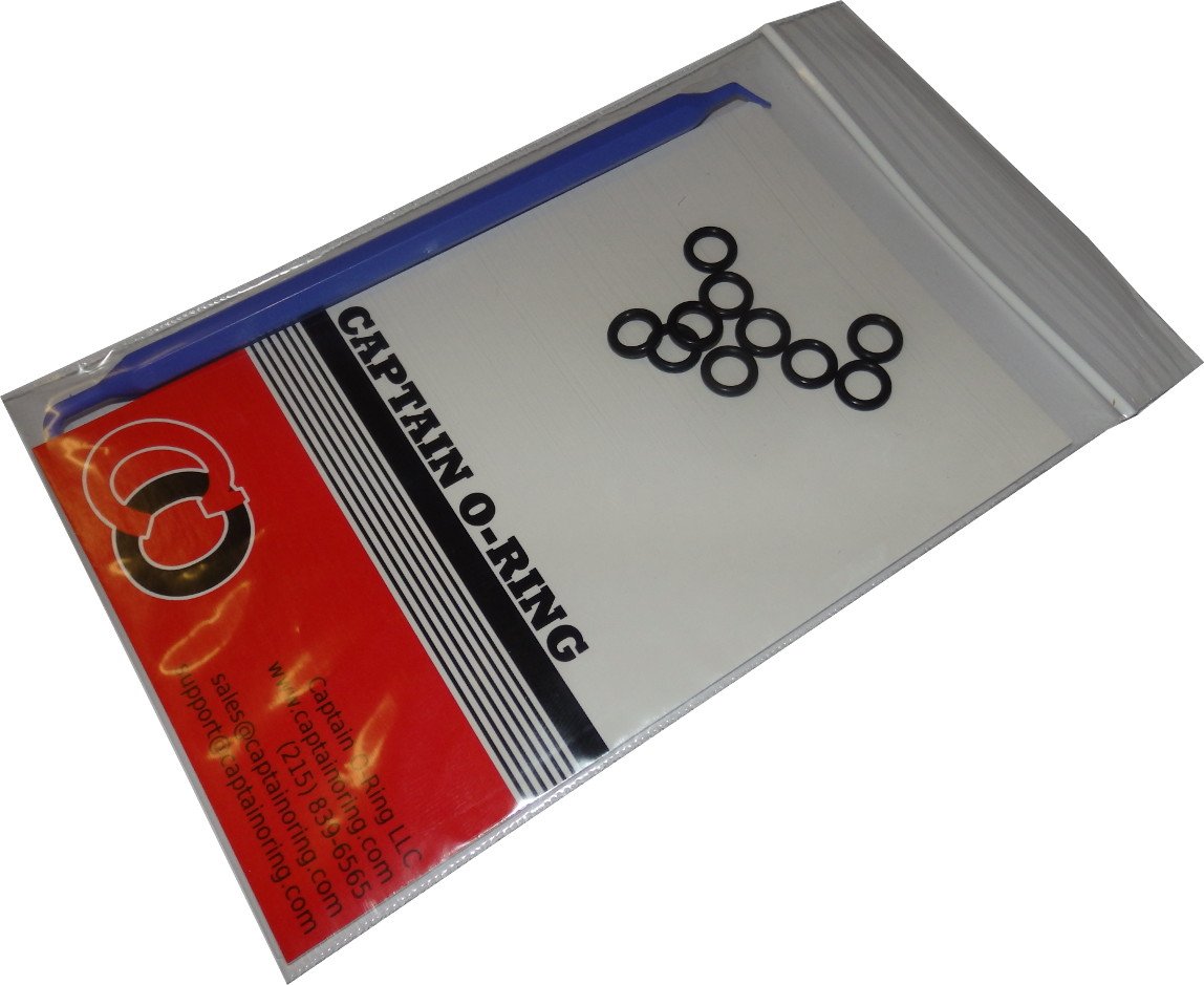 Scuba Standard 7/16inch UNF High Pressure Port/Hose Viton 012 O-Ring (10 pcs) [Bonus O-Ring Pick]