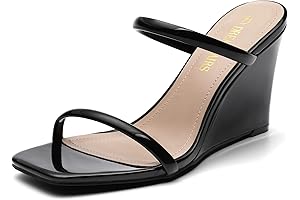 DREAM PAIRS Women's Strappy Wedge Sandals: Comfort and Style in Every Step