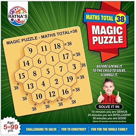 Ratnas Magic Puzzle Maths Total 38