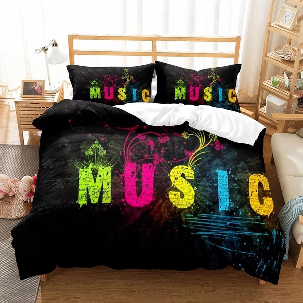 NUEYSP Double Duvet Set Rottweiler Double Bed Duvet Cover Set for Kids Aldult with Zipper Closure Hypoallergenic Microfiber Quilt Cover 78.7"x 78.7" + 2 Pillowcases 19.7"x 29.5"