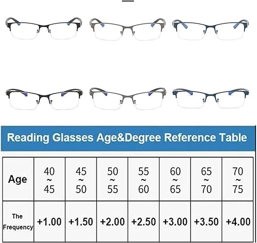 Miniatura 8 de Manly Kicks - Gafas de lectura de titanio multienfoque, fotocrómicas, progresivas, doble luz, anti-luz azul