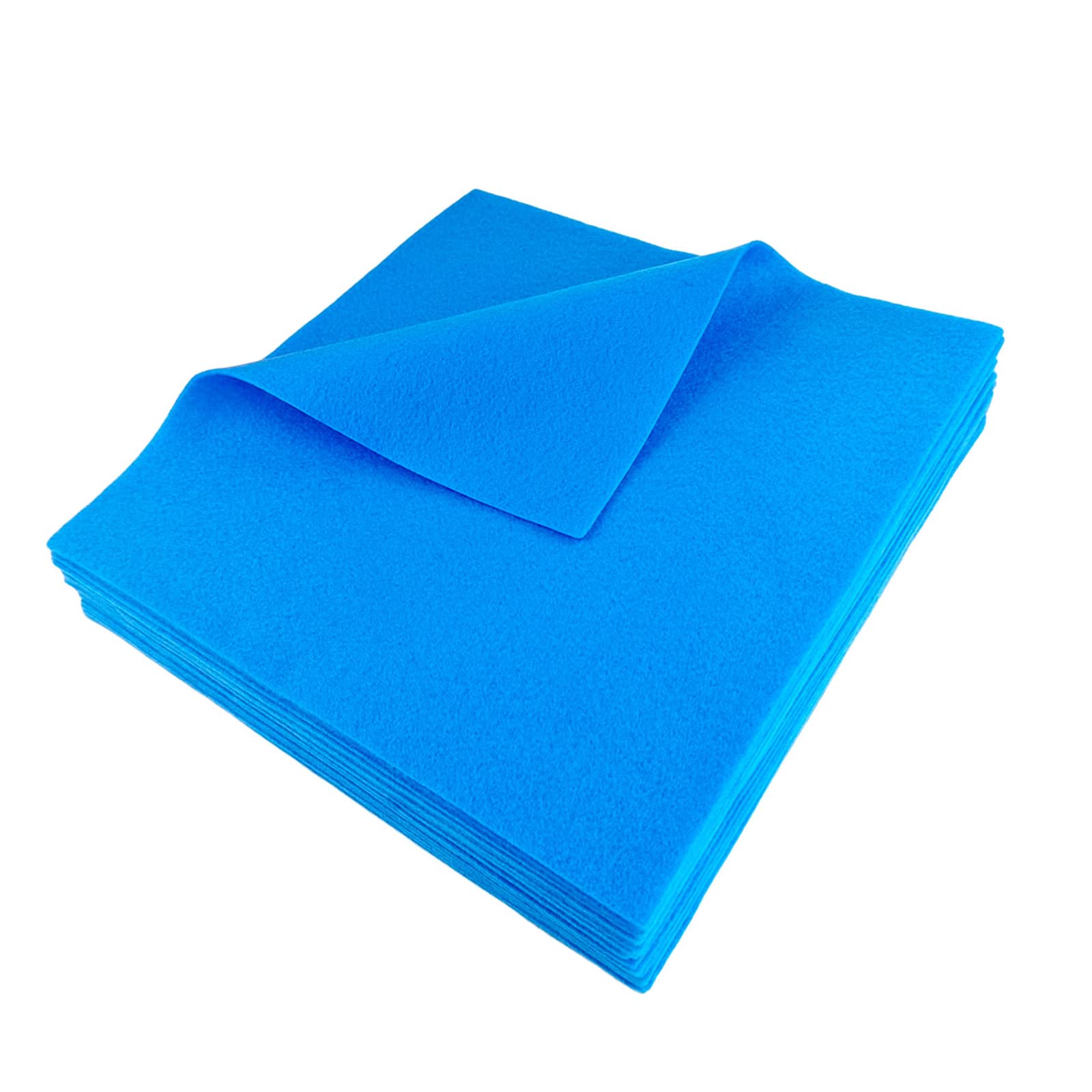 Jtnohx Blue Soft Felt Sheets, Flexible Felt Fabric For Handwork, 1.4Mm 30X30cm Craft Fabric For Diy Craft And Sewing Projects
