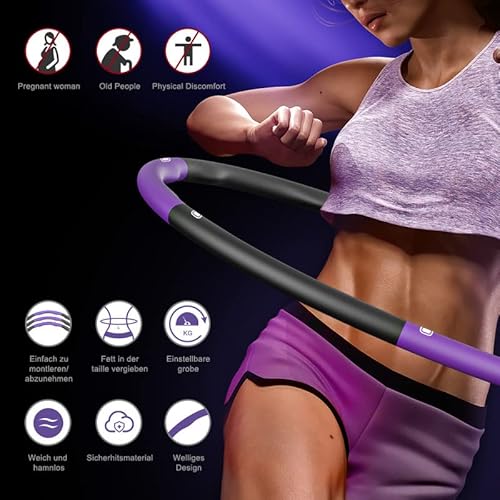 Aiweite - Hula hoop per adulti e bambini, per