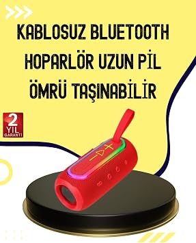 YamanHobi Uzun Pil  m rl  Bluetooth 5.1 Hoparl r -