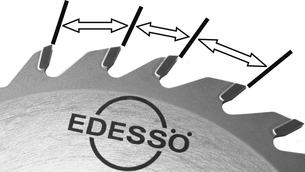 Edessö 12219030 lama per sega circolare HM universale Faretto 2/7/42 HW, Z = 32 W, 190 X 2,8/1,8 X 30 mm, argento