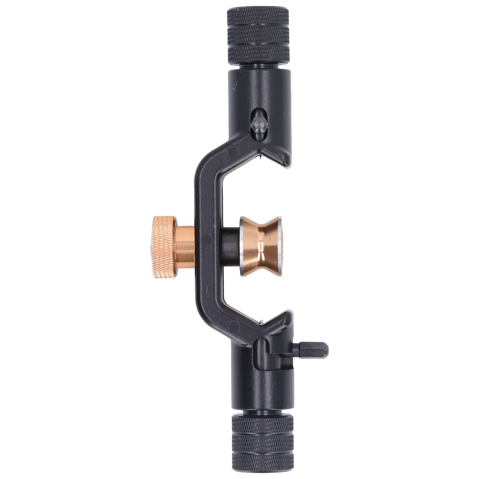 Fafeicy Outil de Dénudage de Fibre Optique, Double Tête, Alliage d'Aluminium, Réglable 8-28,6mm, pour Câble Blindé