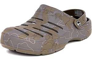 Nautica Men's Leather Crocs: River Edge Clogs - Sports Sandal Slip-On