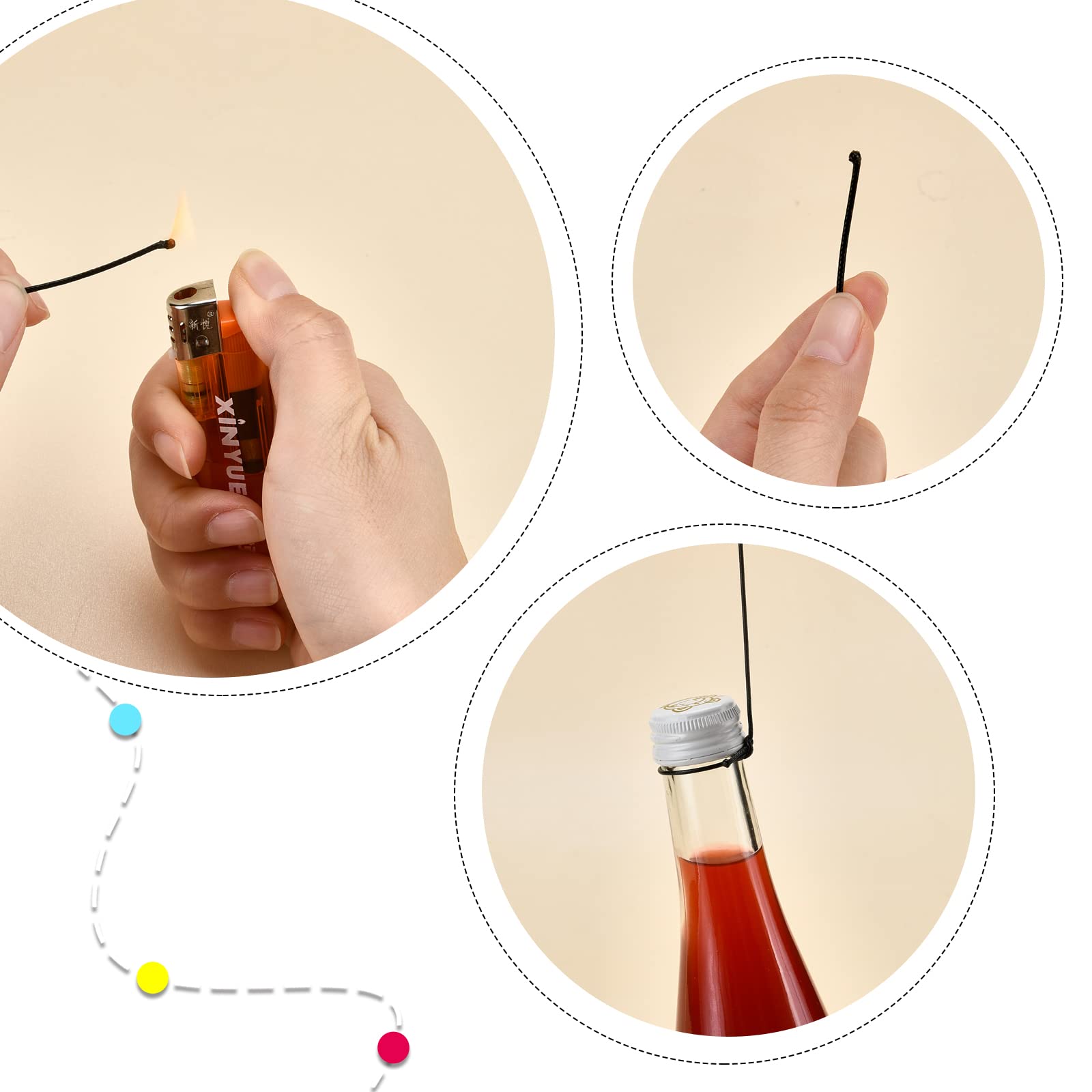 Amazon | 8色 ロウ引き糸 ワックスコード ポリエステルコード 太さ1mm