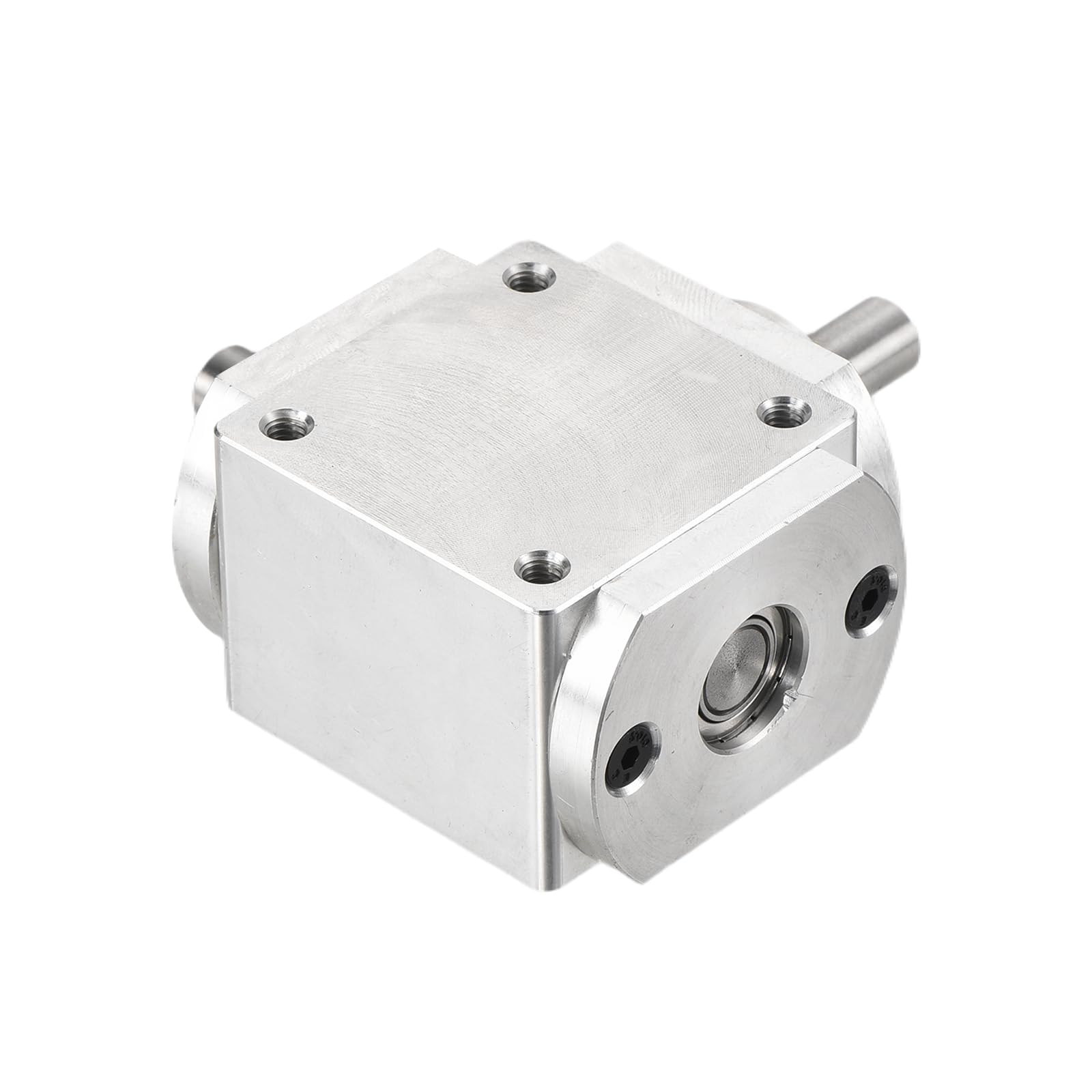 QUARKZMAN Getriebe 90 Grad Kegelgetriebe 1:1 1 Modul 20 Zähne Aluminiumrahmen 8mm Welle 65x66x30mm
