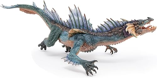 Miniatura 4 de Papo - Dragón de mar - Figura de fantasía realista - 3 años - Colección de fantasía y medieval - Estimula la imaginación y la creatividad - Pintado