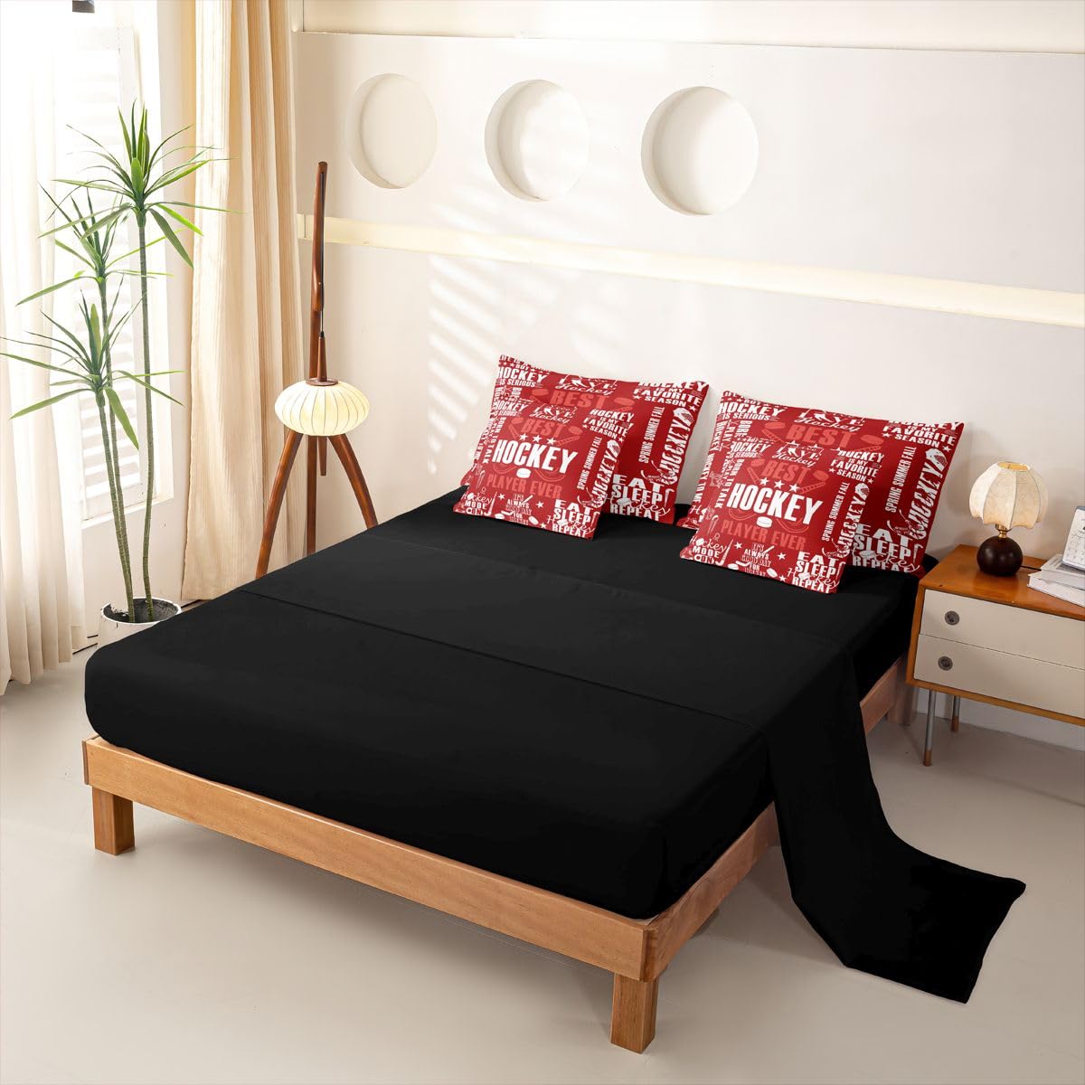 Homewish Feldhockey Bettwäsche Set 7teilig 220x240