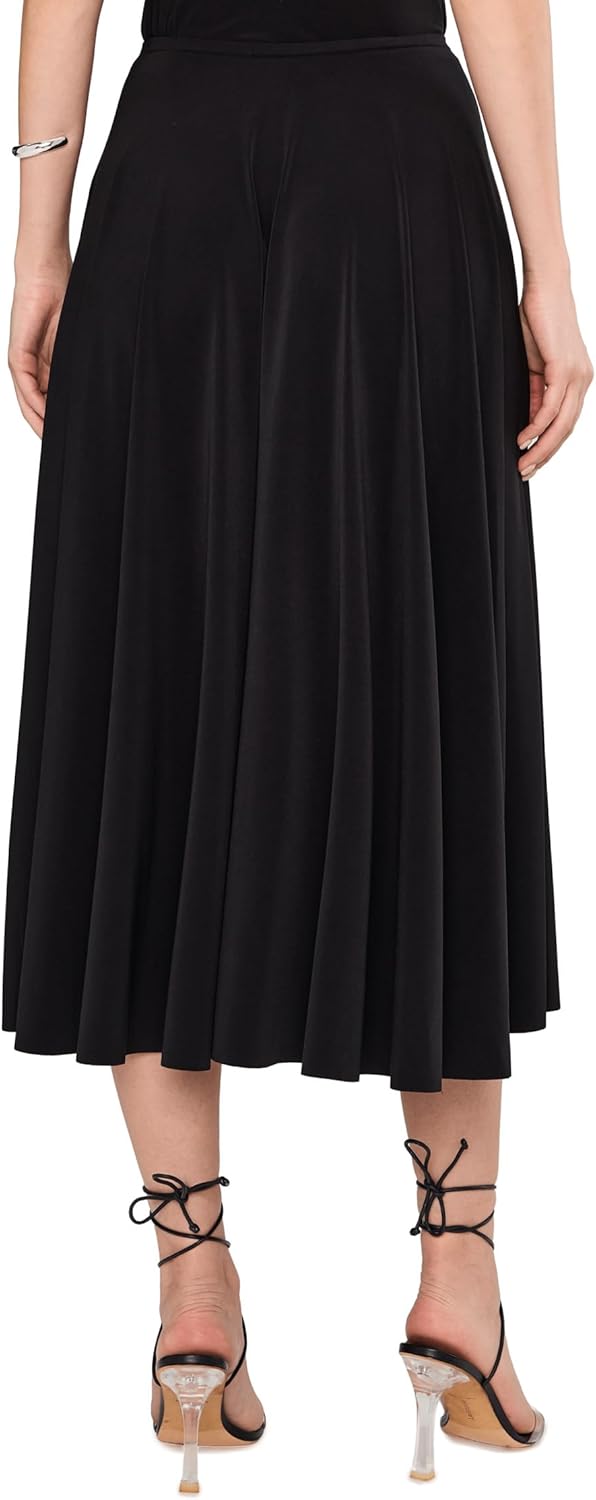 Norma Kamali Women's Flared Skirt to Midcalf (25) - Image 4