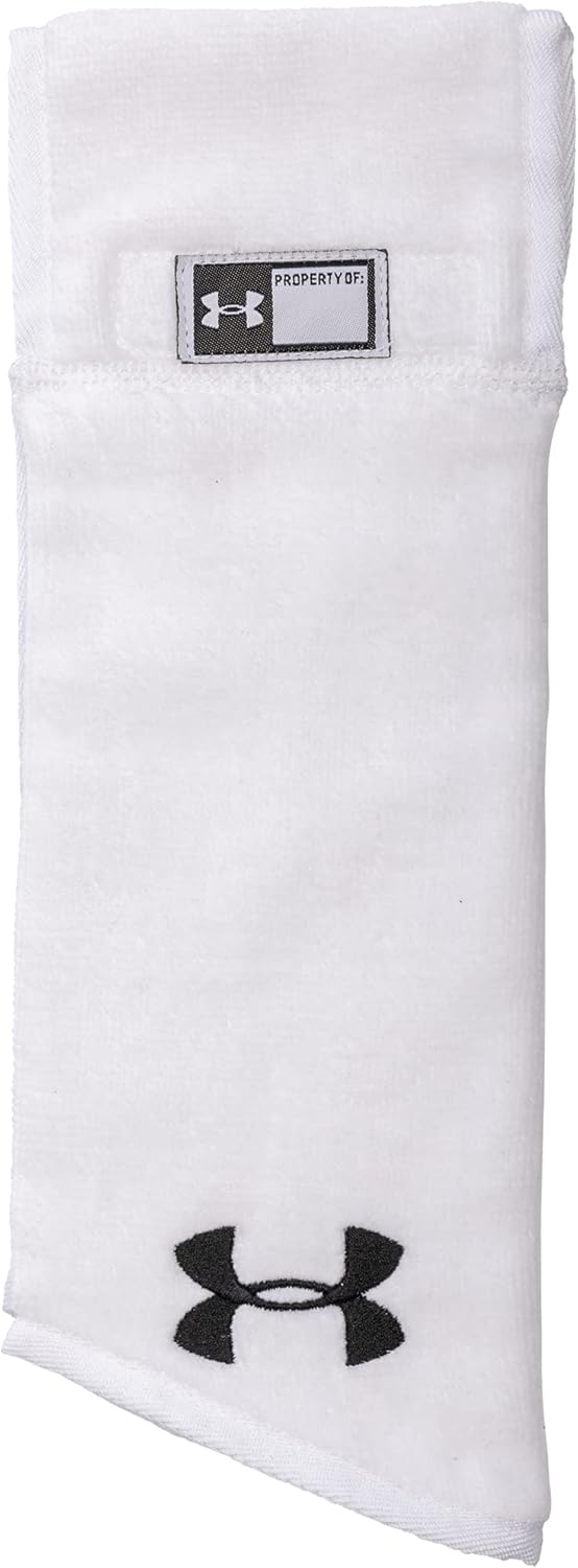 Under Armour Football Towel, Keep Hands Dry, Quarter Back, Sports Towel, Absorbent, Black or White Color Options