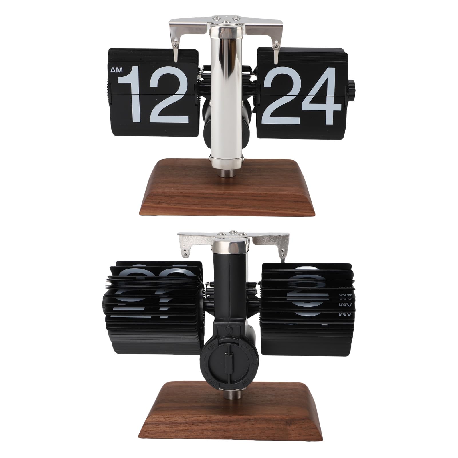 Chrees Retro-Uhr Zum Umblättern, Großes Zahlendesign