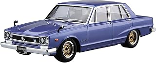 Aoshima 1/24 Scale Kit 58367 The Model Car 046 Nissan GC10 Skyline 2000GT-R 1971