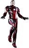 Power Poses Civil War Captain America Iron Man Mark 46 16 Scale Plastic Pre-Painted Limited Action Figure