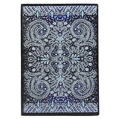 DIY Notebook with Diamond Painting Cover-Mandala Special Shaped Diamond Painting 50 Pages Notebook A5 Sketchbook Mosaic Making Art Craft Gifts Travel Drawing Writing (XJ001) - Thumbnail 4