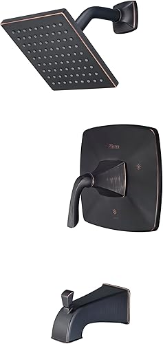 Miniatura 10 de Pfister LG898BSC LG89-8BSC Bronson - Molde para bañera y ducha con 1 manija en cromo pulido, 3 agujeros