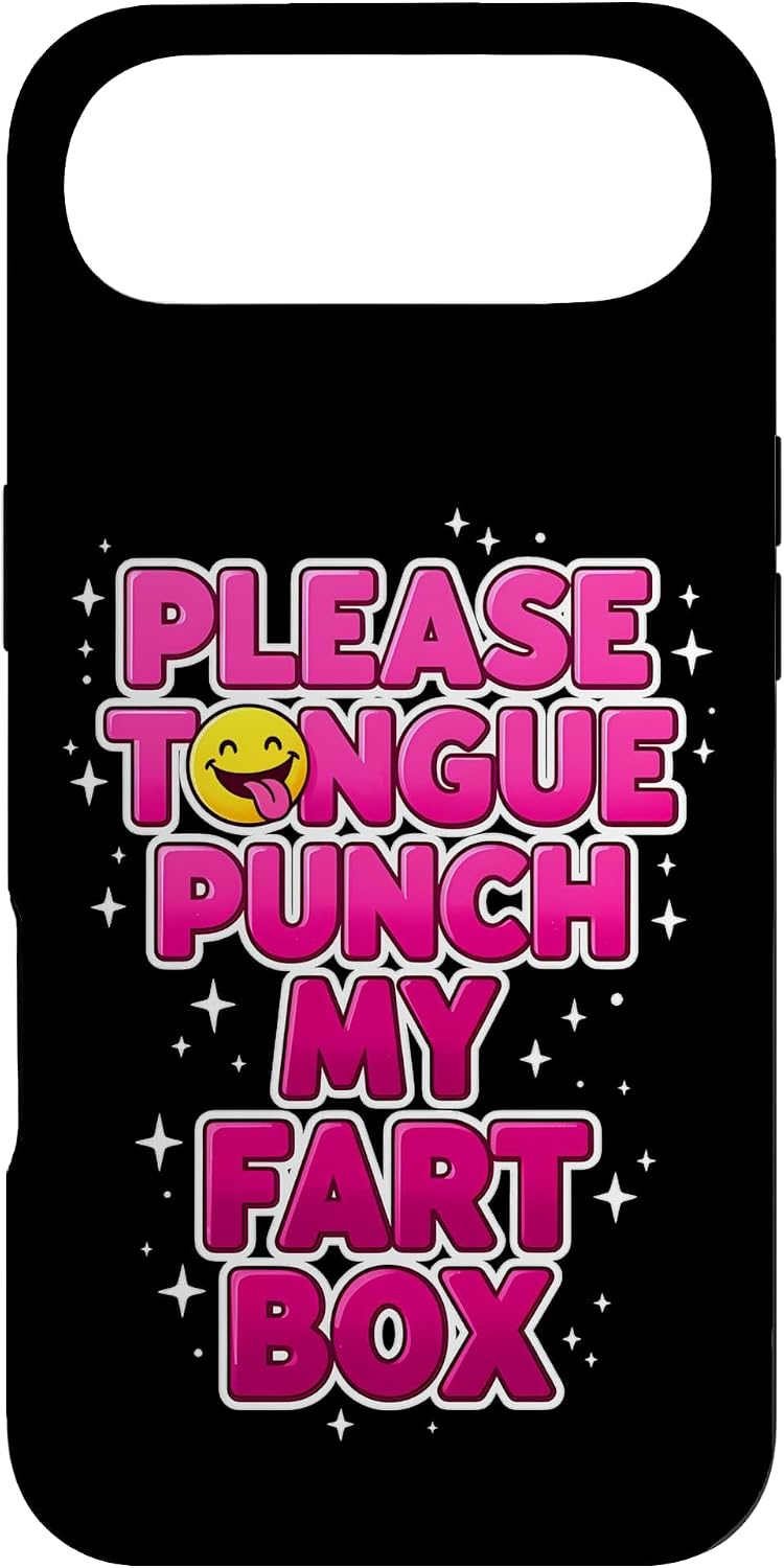 Funny Saying Please Tongue Punch My Fart Box Case for iPhone Air