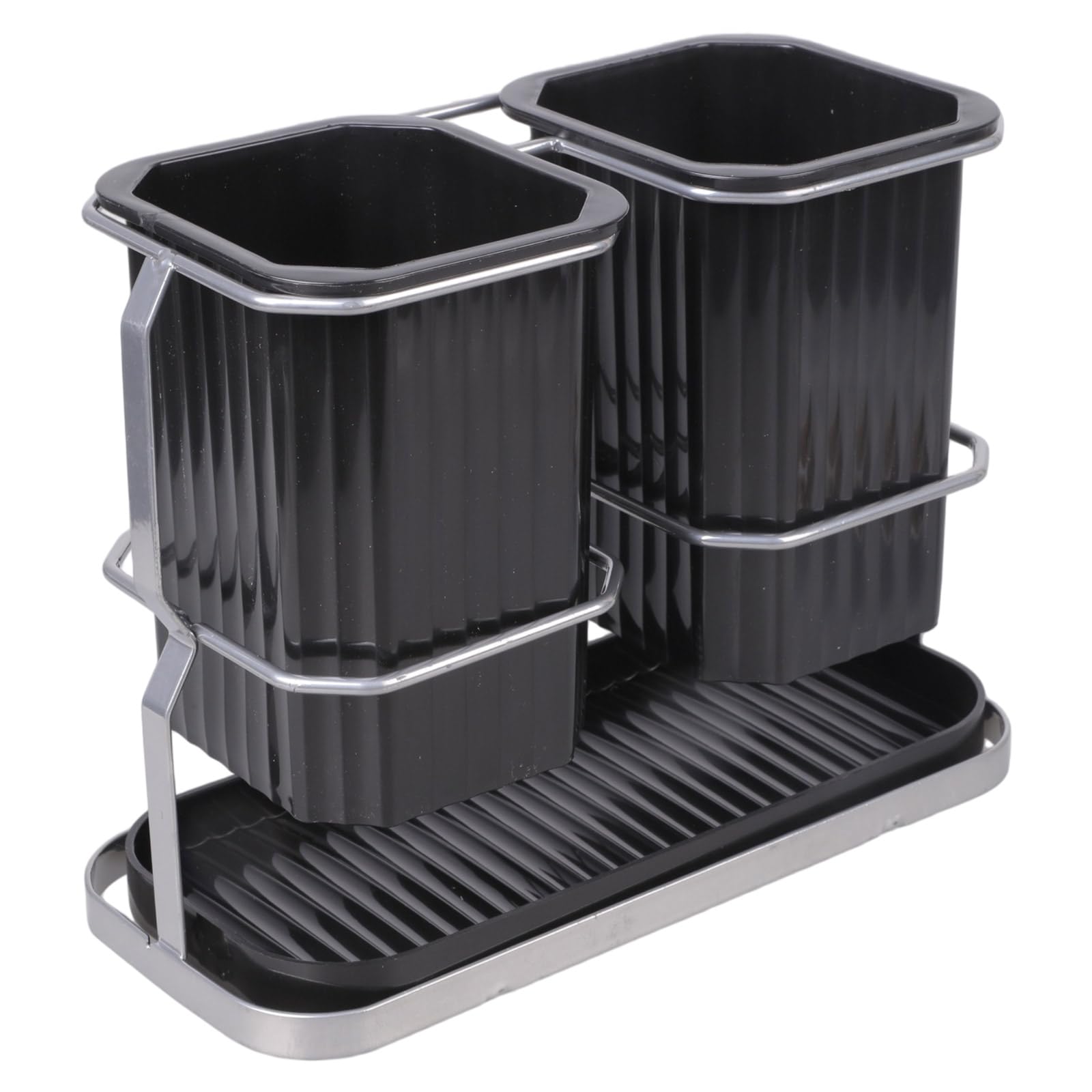 Nucelit Modern Simple Chopstick Storage Cutter Block Multipurpose Compact Design Waterproof ABS Construction for Countertops Space Saving Kitchen Utensils Storage Rack