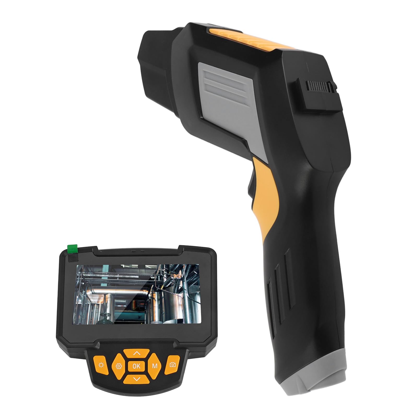 Cámara Endoscópica Industrial de Mano HD con 6 LED para Inspección Automotriz y Maquinaria Industrial LCD de 4,3" (1 m (3,28 pies))