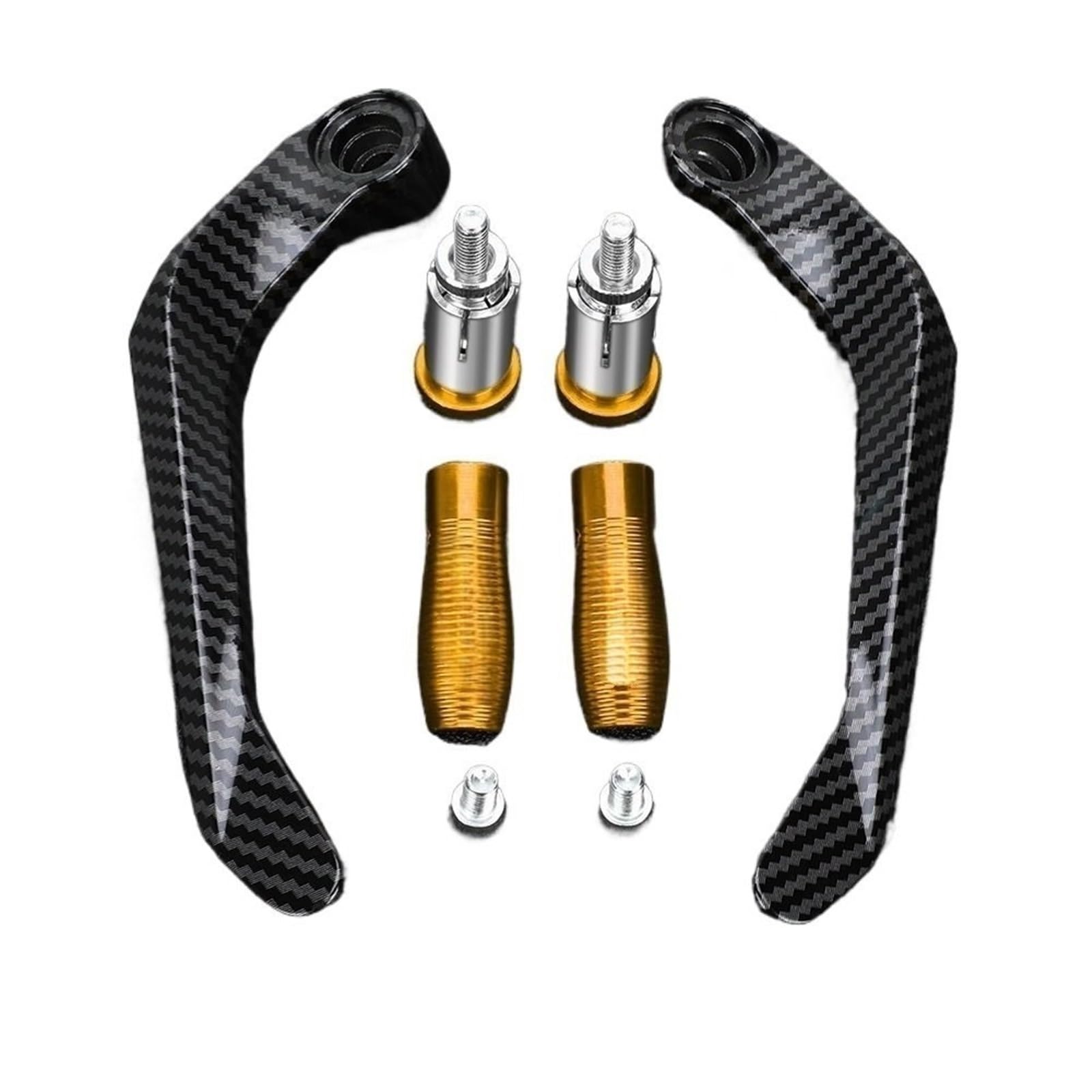 Plyhndrc Gold Motorcycle Handguards Clutch Lever Hand Guard Prot For Yzf R1 R6 R3 2006-2024 Clutch Levers Guard Protector Handguard(Gold)