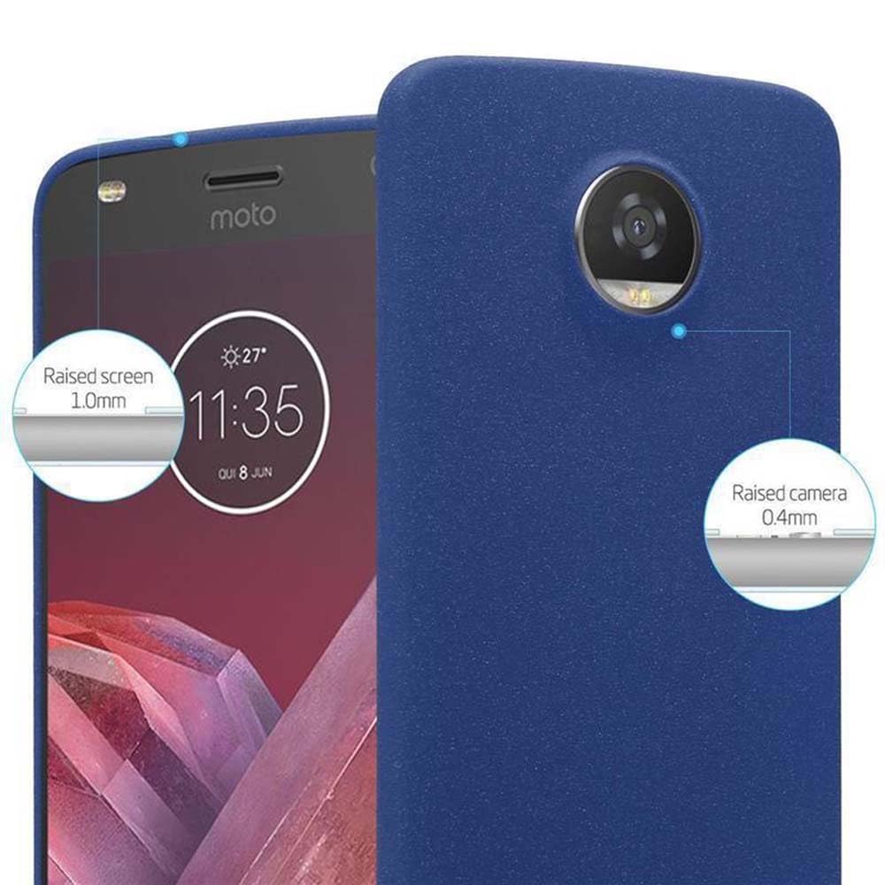 Cadorabo Custodia per Motorola MOTO Z2 in FROSTY NERO