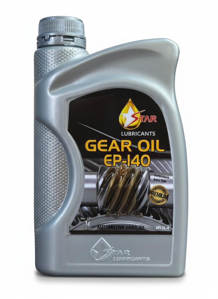 Gear Oil EP-140 | Premium Automotive Gear Oil | API GL-4 | 1 Litre | High-Performance Extreme Pressure (EP) Gear Lubricant