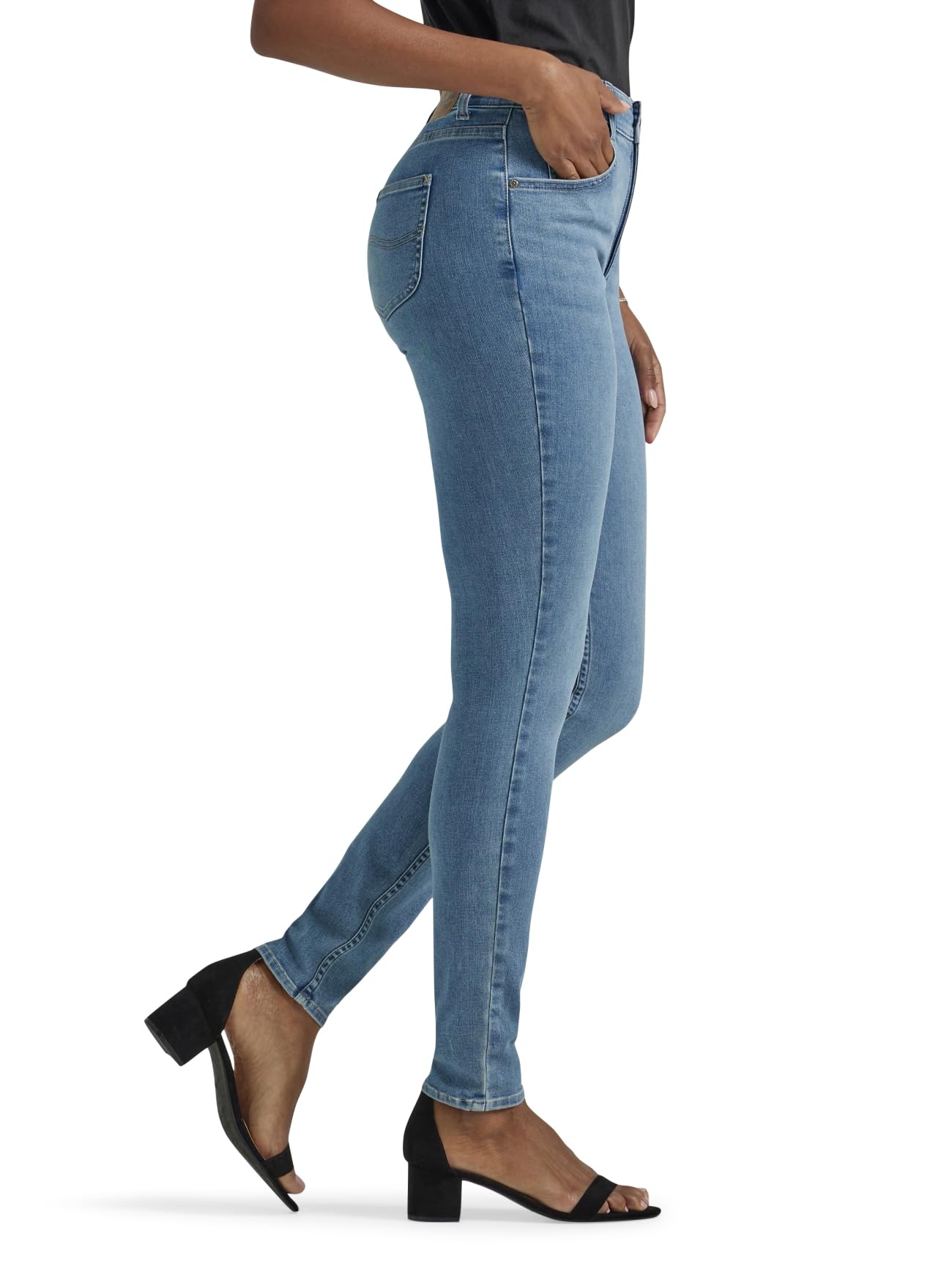 Lee Women's Petite Ultra Lux Comfort with Flex Motion Skinny Leg Jean with Ever Fit
