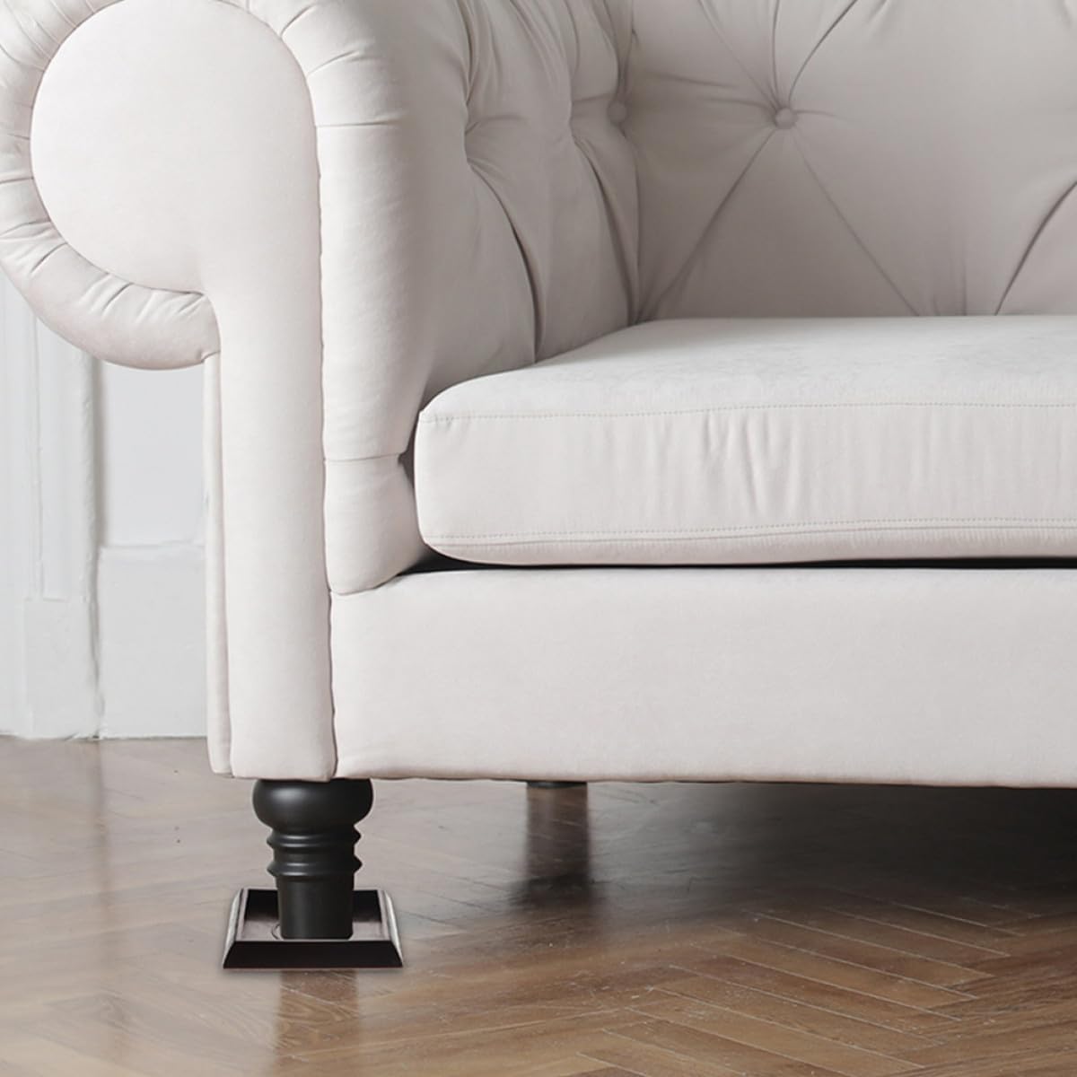 10pcs Plastic Furniture Cups Chair Wheel Stoppers Multi-Function Professional Couch Stoppers Wear-Resistant Furniture Pads for Home Accessories