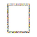 Barker Creek Retro Design Computer Paper, 8-1/2 x 11 Inches, 50 Sheets