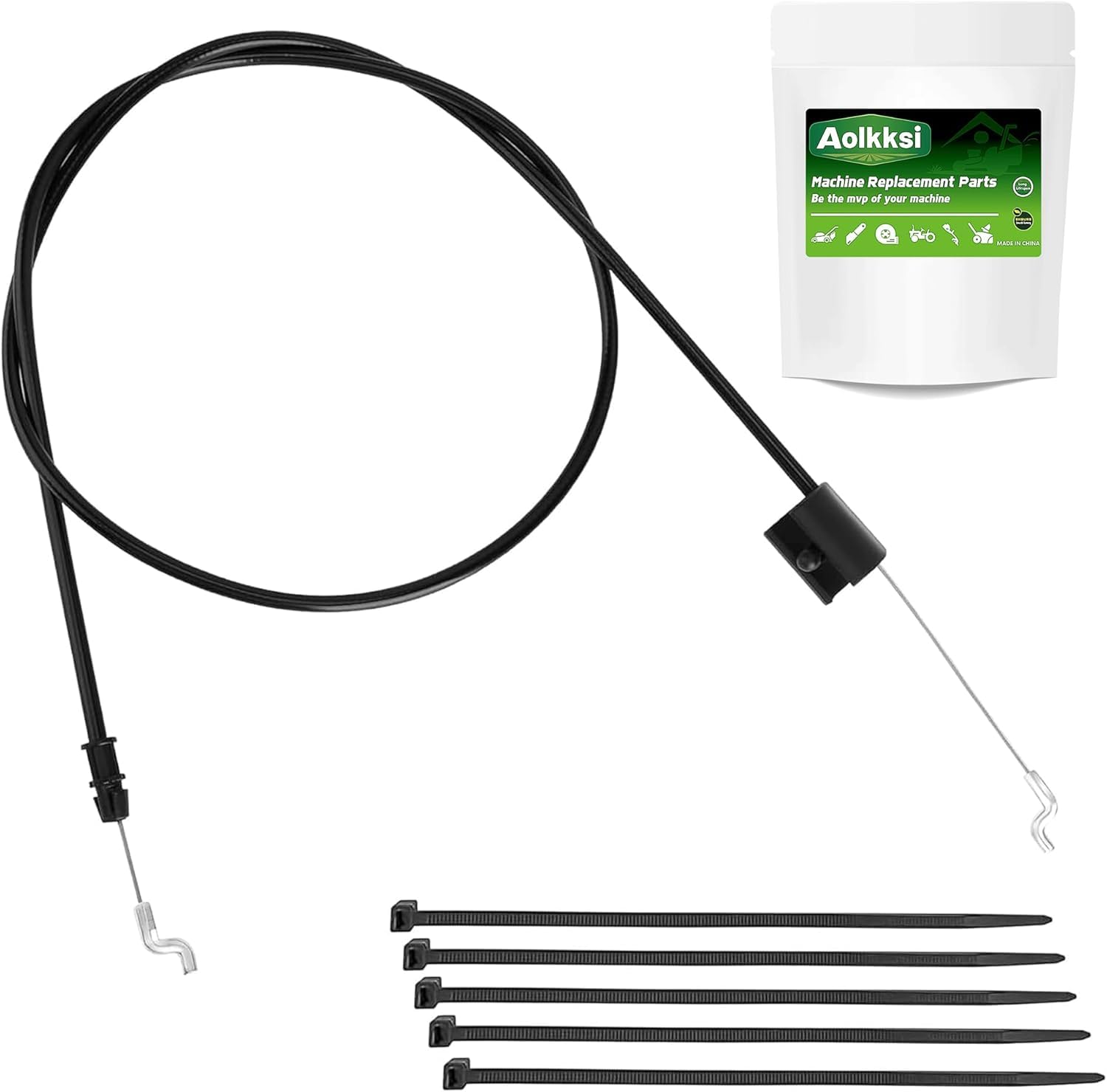 176556 Engine Zone Control Cable for Craftsman Husqvarna Murray Troy-bilt 21'' 22 Lawn Mowers Throttle Controls Stop Cable Parts Replacement 532176556 162778