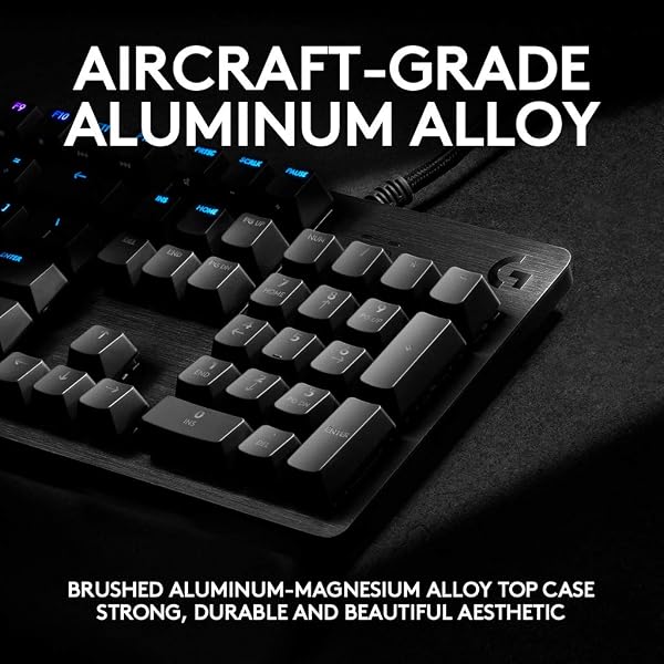 Logitech G512 Carbon Lightsync RGB Mechanical Gaming Keyboard, GX Brown - 5