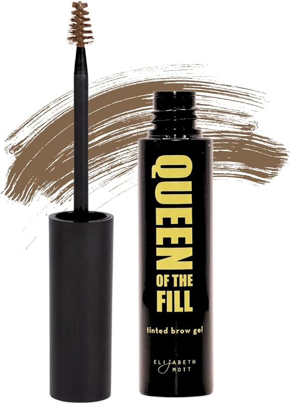 Elizabeth Mott Queen of the Fill Tinted Eyebrow Gel – Light Medium Brown 4g