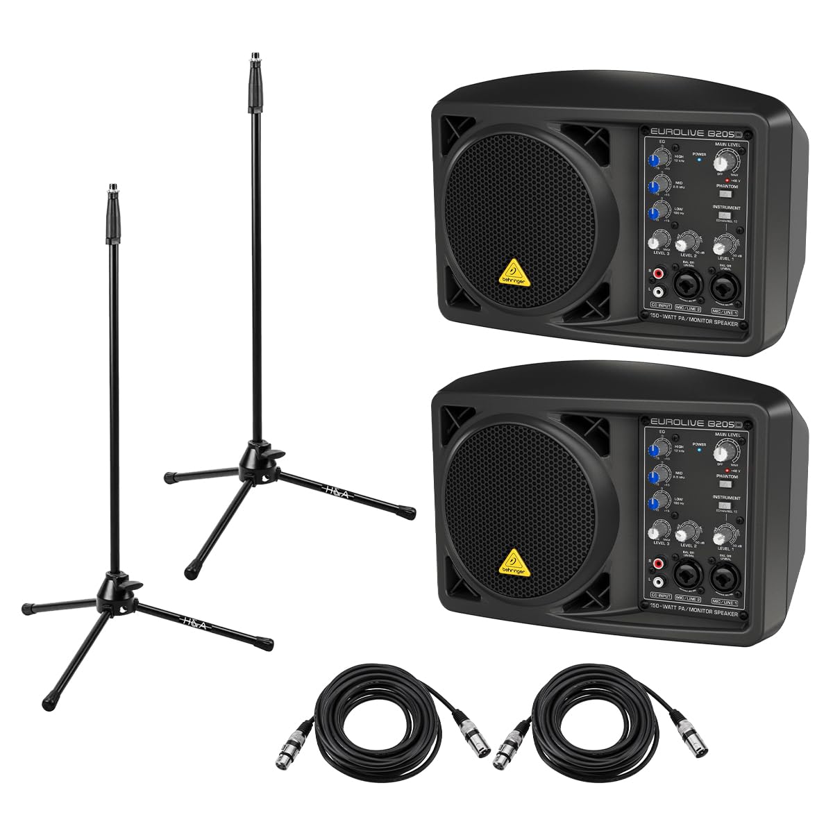 BEHRINGER EUROLIVE B205D② Amazon.com: Behringer Eurolive B205D Active 150-Watt PA/Monitor