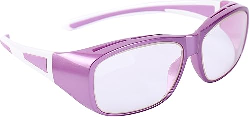 Miniatura 3 de Gafas de plomo, gafas de seguridad de rayos X Pb de 0.030 in, morado, 2.4 pulgadas x 2.4 pulgadas x 6.4 pulgadas
