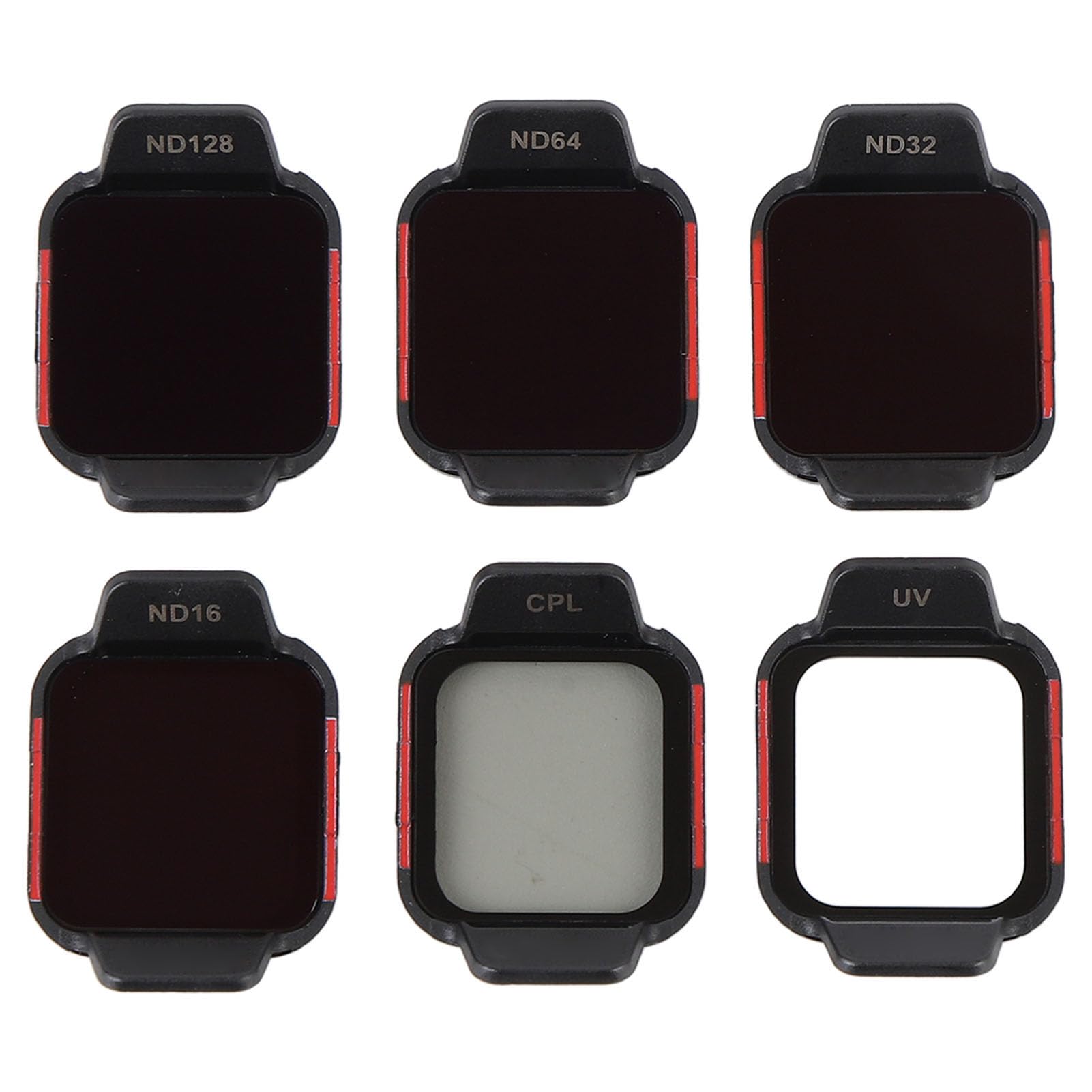 Tbest Set di Filtri per Lenti per Drone 6 in 1 Flip in Vetro Ottico CPL ND32 ND64 ND16 ND128 Filtri Protettivi con Scatola di Immagazzinaggio Fotografia