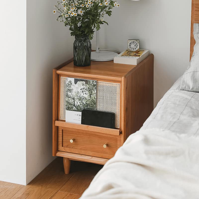ZJHFFFG Nightstand Storage Unit Nordic Bedside Table Small Apartment Locker Small Magazine Cabinet Storage Living Room Side Cabinet Bedside Table