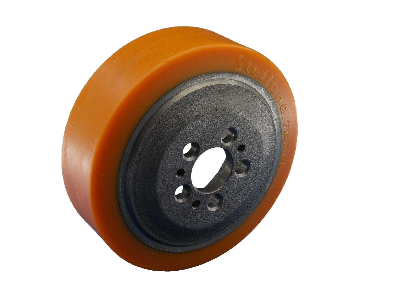 Dispositif de roue motrice polyuréthane 230 x 70 5 trous, compatible avec Jung Henri, Capricorne etc