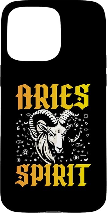 iPhone 15 Pro Max Aries Zodiac Sign Aries Spirit Star Sign Case