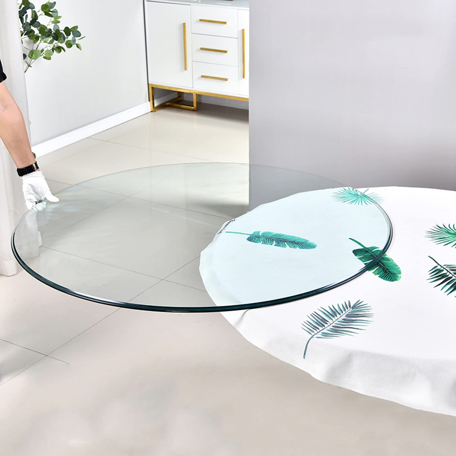 ガラステーブル 曲げガラス 10mm厚