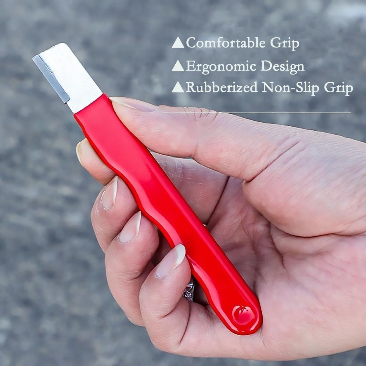 Portable Multi-Tool Sharpener for Lawn Mowers, Garden Tools, Knives, and Scissors - Quick Sharpening Device for Axes, Pruners, Hedge Shears - 2PCS Red Carbide Sharpeners for Home & Outdoor Use