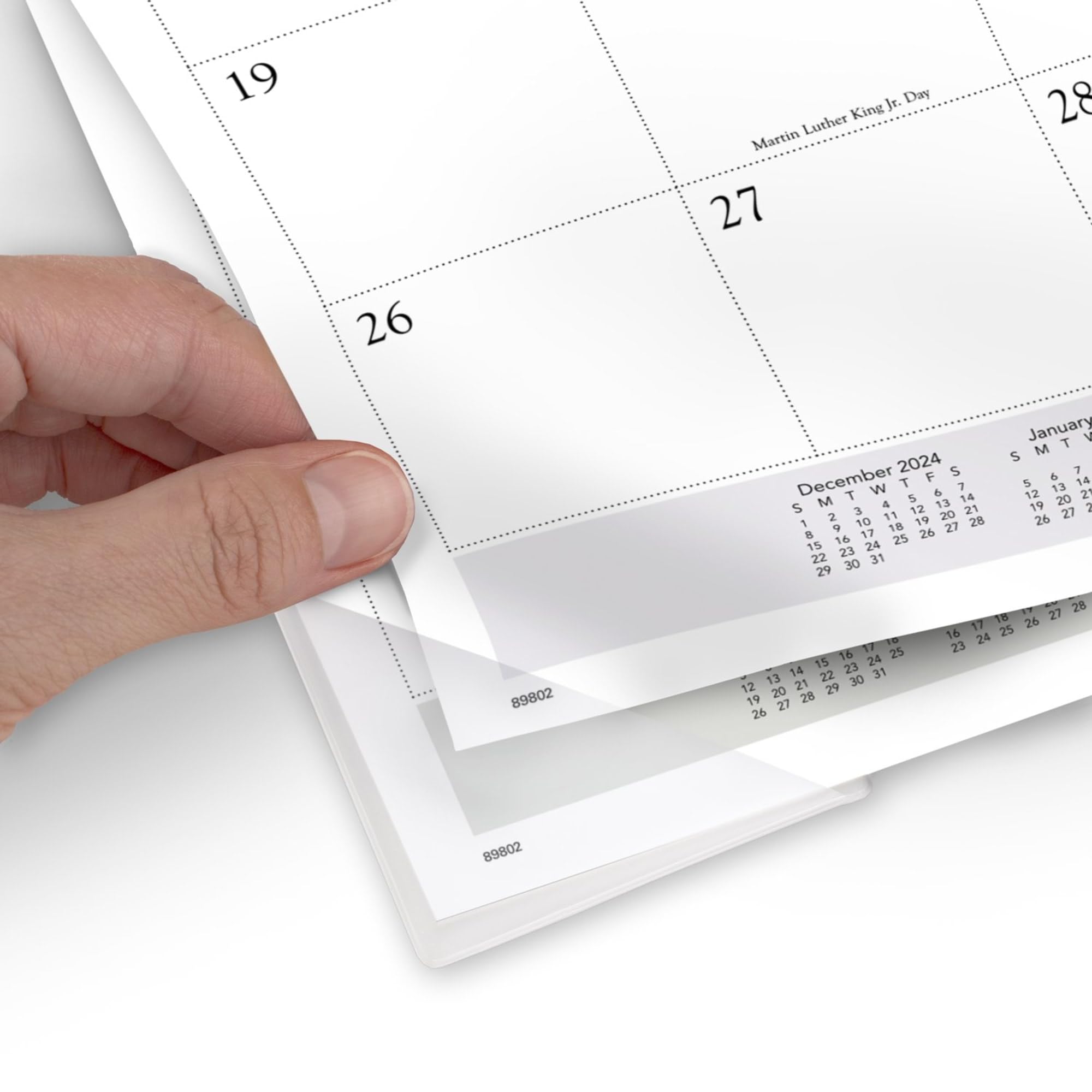 2022 Desk Calendar By AT-A-GLANCE, Monthly Desk Pad, 21-3/4" X 17", Standard, Panoramic, Seascape (89803