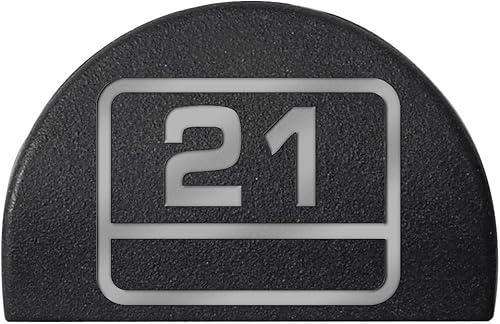 Miniatura 109 de NDZ Performance JP1 - Enchufe de agarre para Glock 17 19 21 22 23 24 31 32 34 35 38 Gen 1-3 pulgadas .40 .357 0.394 in .45 ACP relleno láser grabado