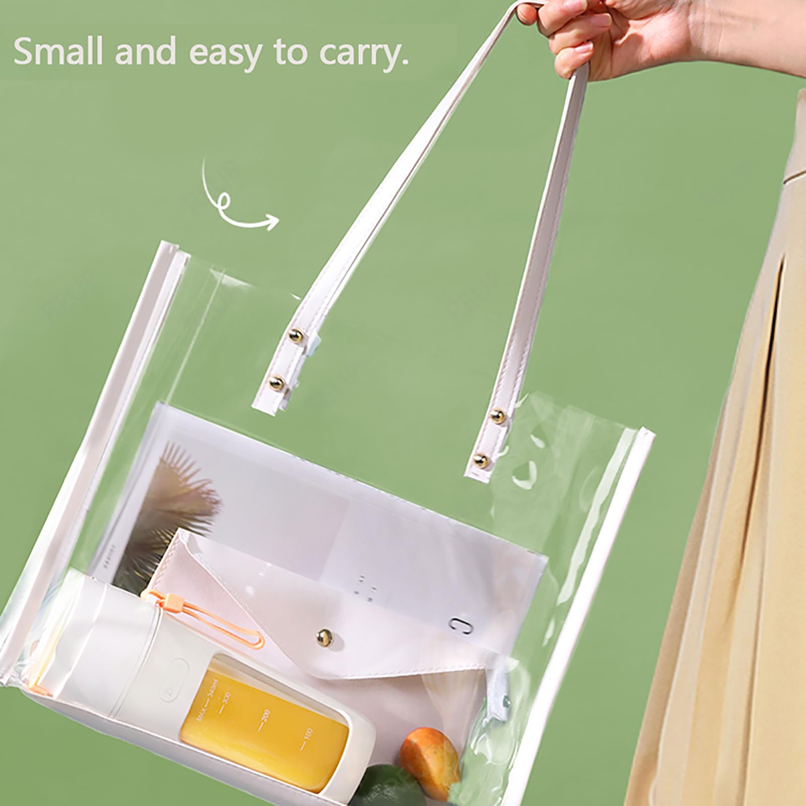 Osobisty Mini Blender Do Soków, Przenośny Kubek Do Wyciskania Soku O Pojemności 340 Ml Z 8 Ostrzami, Szybkie I Łatwe W Czyszczeniu Miksowanie W Stylu Lat 40., Ładowanie Przez USB, Na Śniadanie