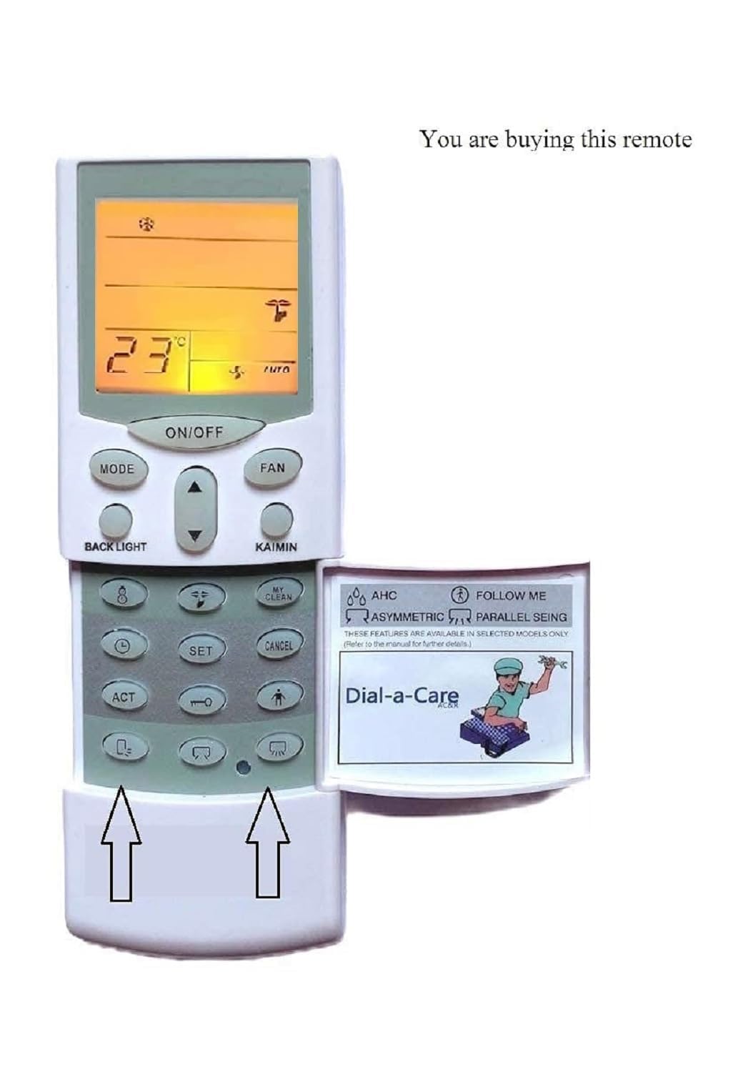 VHM 5 Years Warranty Ac Remote Compatible for HITACHI Ac Remote 1.5 Ton 3 Star Inverter Split AC, Model 2021 (RSQG318HEEA, White) AC-59 3