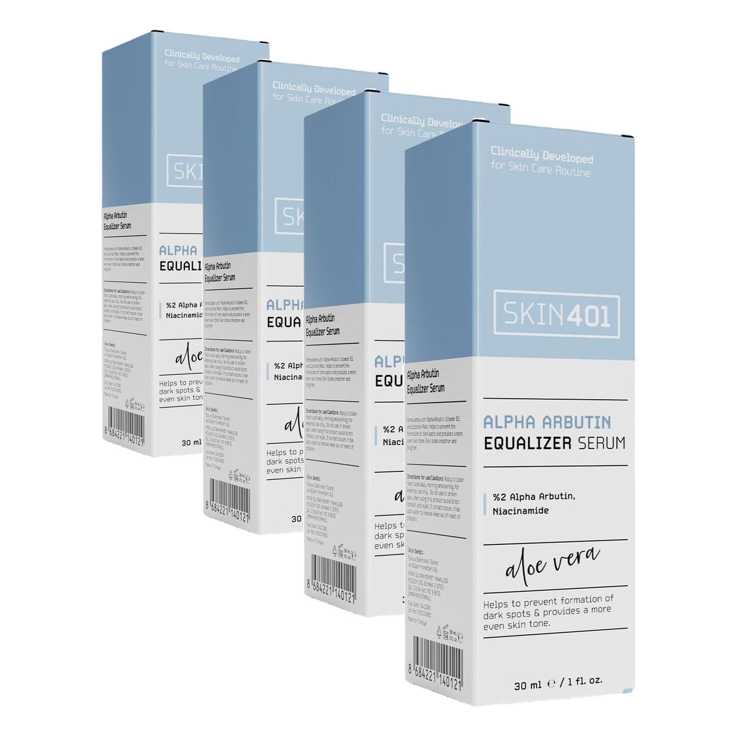 Skin401%2 Arbutin Serum 30ml (4 paketi)